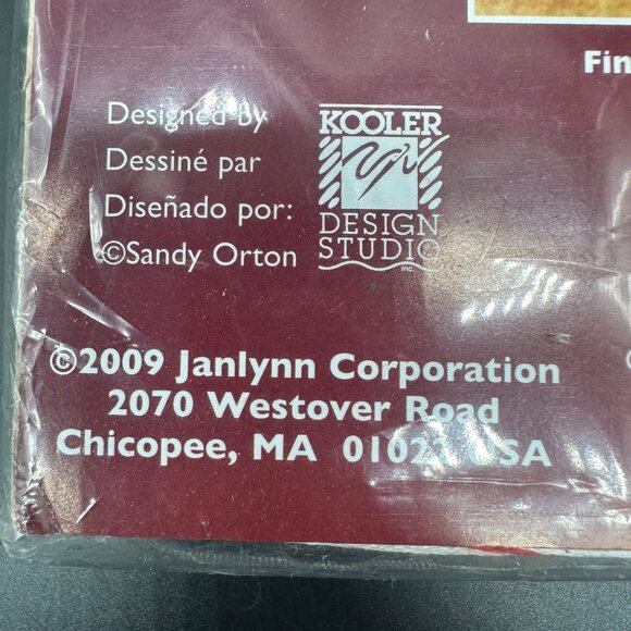 Janlynn Counted Cross Stitch Santa Stuff Christmas Stocking Kit 2009 Name White - Picture 8 of 9